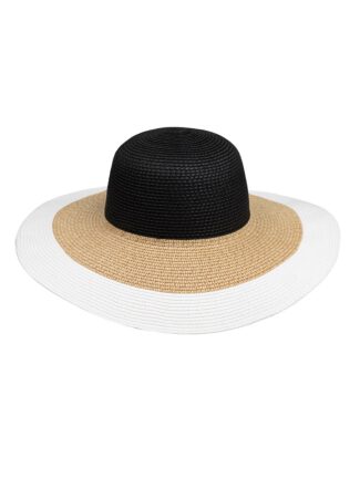 Wide brim straw hat