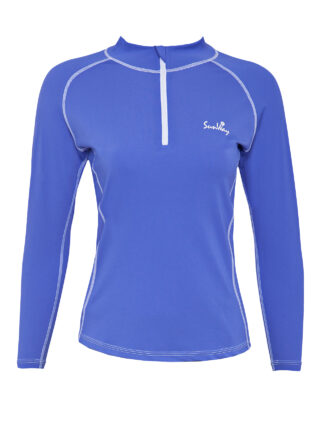 Purple Long Sleeves Rash Guard shirt for Women