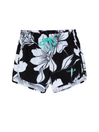 Black and White Girls Board Shorts – Swimwear