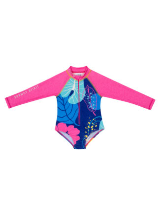 Girls Long Sleeve Swimsuit 654