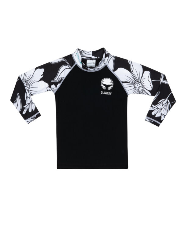 Long Sleeves Rash Guard Swim Shirt for girls and moms 662